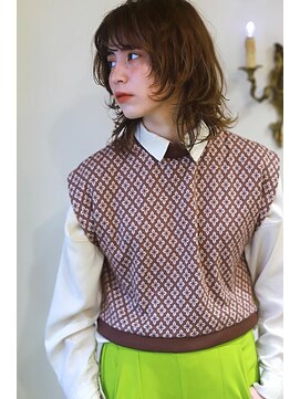 ヘアーラウンジ コティ(HAIR LOUNGE CoTee) ミステリアスな色気をただようネオウルフ
