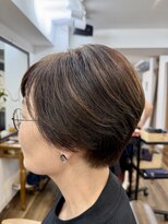 ヘアーサロン ラフリジー(Loufreasy)&nbsp;襟足すっきり大人の丸みショート