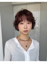 ホロ(hollo)&nbsp;ショートパーママッシュショートウルフパーマ