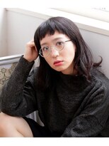 ヘアアンドメイク エジェリ(hair&make egerie) 【egerie】外国人風こっくりロブ ダブルカラー 恵比寿