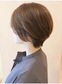 【morio鶴瀬】大人可愛い耳掛け丸みショート