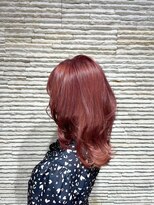 ビス ヘア アンド ビューティー 西新井店(Vis Hair＆Beauty) レッド/ピンクレッド/ハイトーン/10代/20代