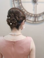 ヘアセットサロン ミント(Hair set salon MINT)&nbsp;綺麗めアップスタイル
