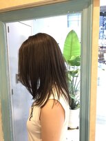 ターコイズ(Turquoise)&nbsp;レイヤーセミディ×アッシュグレージュ