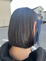 エール(Aile)&nbsp;黒髪カタロググレーベージュレイヤーロングアッシュカラー前髪パ