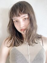 アイティーバイアルバム 下北沢店(IT by ALBUM)&nbsp;ロブスタイル_ショコラベージュボブルフベビーバング_8505