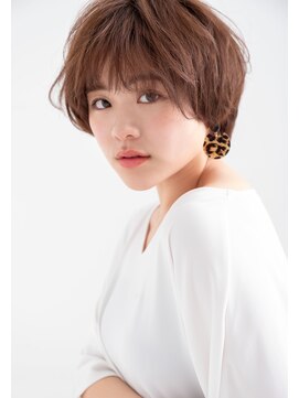 マッシュアンドマッシュアヴェダ ららぽーと福岡店(mash&mash AVEDA) 20代30代40代５０代◎くせ毛風ひし形ショート