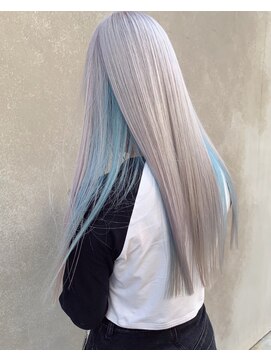 ペレ 渋谷(PELE) Y182_ホワイト×ペールブルー