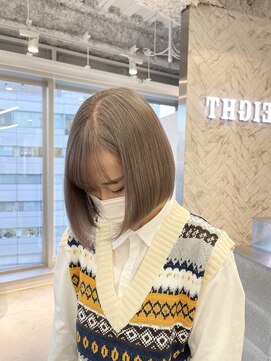 エイトデイズ 三宮駅前店(EIGHT days) 透け感あるグレージュ