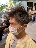 アンプヘアー 桂店(unpeu hair) ハイライトメンズショート