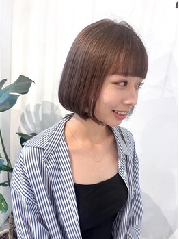 ピークスヘア(peaks hair)の写真/【西長堀駅スグ☆】サロン帰りの仕上がりを数ヶ月先までキープ♪乾かすだけでお洒落にキマるスタイルに！