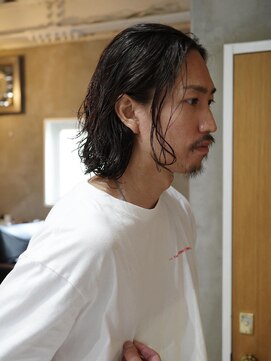 サンアタゴノット(san.atagonot) メンズボブ+ニュアンスパーマ【メンズカット/ニュアンスパーマ】