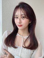 アフロート ディル(AFLOAT D'L)&nbsp;2wayバングでイメチェン！顔まわりレイヤーくびれヘアが人気◎