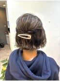 ◎ボブ × お呼ばれハーフアップ◎