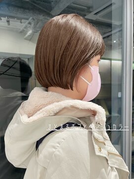 アミー 駒澤(Ammy komazawa) ボブ/ショート/ベージュ/ブリーチなしダブルカラー