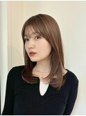 レイヤーカット ミディアム ミディアムレイヤー