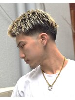 フリークバーバーショップ 河原町三条店(FREAK BARBER SHOP) スペインカール/スパイキーショート/フェザーパーマ/河原町三条K