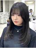 レイヤー 小顔顔周り 髪質改善 博多美容室