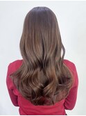 くびれヘア顔周りレイヤーロング_ba541132