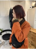 暖色フレンチボブ