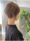 ひし形ショートボブ