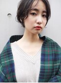【morio札幌】札幌ショート　大人かわいい黒髪ショートボブ
