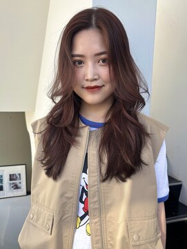 ドロップ(drop) たぷっとロングレイヤー オレンジブラウン(表参道 青山)