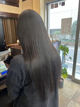 夜まで続く艶ストレート