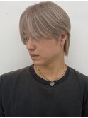 カット　トリプルカラー　透明感カラー　ミルクティーベージュ
