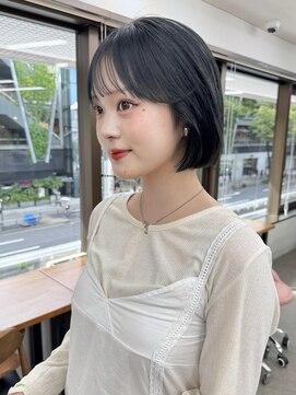 ガーデン 渋谷(GARDEN) 大人ガーリーダークアッシュ小顔ヘア似合わせカット