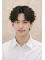 オールバーバー(OR BARBER) 2ブロ メンズ センターパート 20代