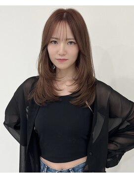 シェイト レイヤーカット 天神(ciate) レイヤーカット×ヘーゼルベージュ