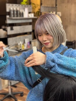 ELAN【エラン】の写真/【松下かの子】ELANの旗手/SIGNの技術を継承。松大・愛大徒歩6分、カラー特化で自身の髪の驚きを。￥4500