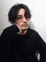 リップスヘアー 銀座(LIPPS hair) センターパート ツイストスパイラルパーマ