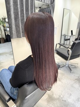 サロンワン(Salon1) ピンクブラウンと艶ストレート