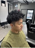 【ツイストスパイラル×アップバングショート】
