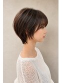 すっきりコンパクトショート×ナチュラルベージュ