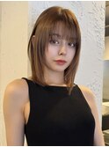 顔まわり顔周り前髪カットミディアムレイヤーロングレイヤー