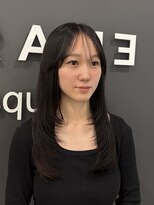 フレーム スクエア&nbsp;韓国風ザクザクレイヤーカット♪