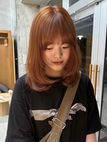 ウェウェ(wewe)&nbsp;ブリーチなしダブルカラーオレンジベージュ