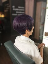 アールグランデ 浜北中瀬店(R GRANDE)&nbsp;大人ショート&ヘアマニキュア（バイオレット）