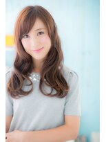 ミック ヘアアンドビューティー 大山店(miq  Hair&Beauty)&nbsp;ランダムカールで全開フェミニン♪