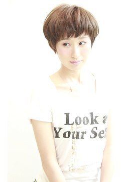 ルークス 中央林間(LOOOKS) ベリーショートなマッシュベースのふんわりスタイル