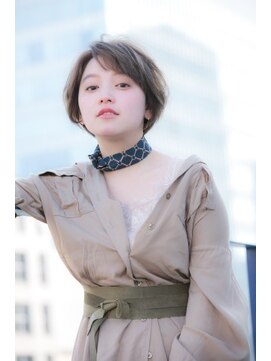 ミンクス 原宿店(MINX) フォギーベージュのミニマムショート