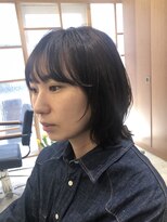 ヒュッゲ ヘアーワークス(hygge hair works) マッシュウルフ