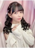 まおりんの甘々ツインテール♪ 新宿歌舞伎町ヘアセット