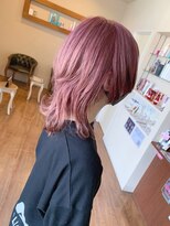 if&nbsp;ピンク×ウルフカット