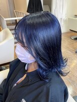 スタジオフォーエイチ(STUDIO 4H)&nbsp;ブルーブラック/ネイビーブルー/ブルージュ/韓国ヘア/ボブ