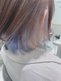 オーブ ヘアー ルアン 松本2号店(AUBE HAIR luanne) インナーカラー×ボブ