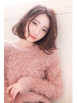 ナチュラルピー 東向日店(Natural P)&nbsp;【ヴェールウェーブ】エアリーボブ×ピンクグレージュ